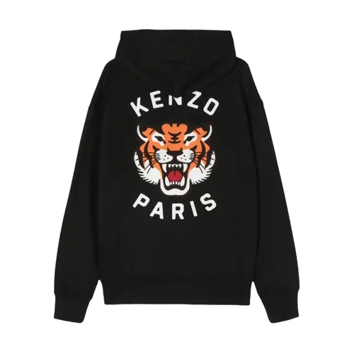 Embroidered Oversize Hoodie - Kenzo - Modalova