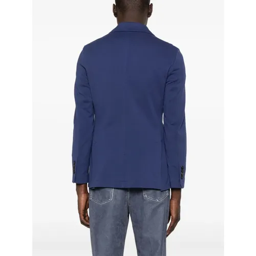 Purple Double-Breasted Jacket with Pockets - Circolo 1901 - Modalova