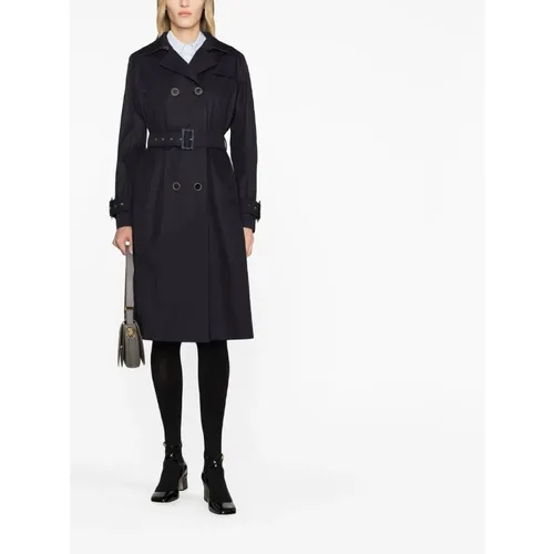 Monogram Trench Coat - Herno - Modalova