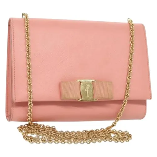 Pre-owned Leather Shoulder Bag - Salvatore Ferragamo Pre-owned - Modalova