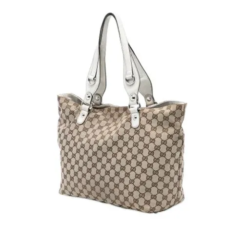 Pre-owned Canvas Tote - Gucci Vintage - Modalova
