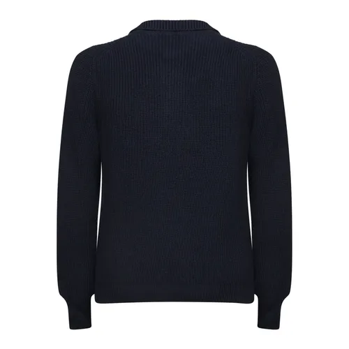 Ribbed Polo V-neck Knit - Tagliatore - Modalova