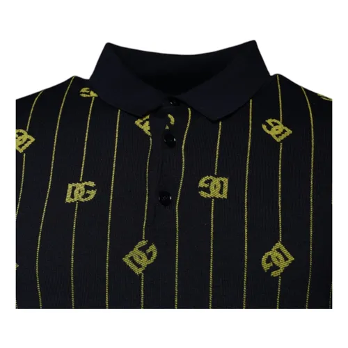 Black Monogram Mock Neck Pullover - Dolce & Gabbana - Modalova