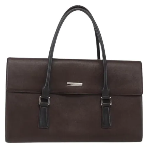 Pre-owned Leather Handbag - Burberry Vintage - Modalova