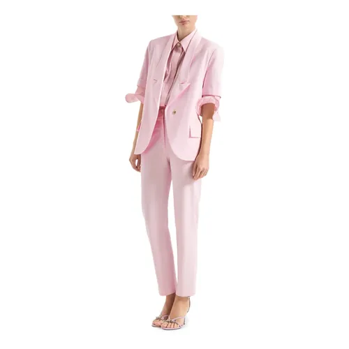 Flap-Pockets Short-Sleeve Blazer - Genny - Modalova