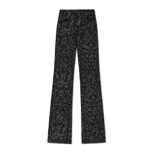 Patterned Jeans - Off White - Modalova