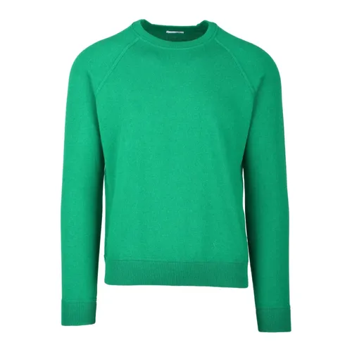 Cashmere Raglan Pullover Sweater - Malo - Modalova