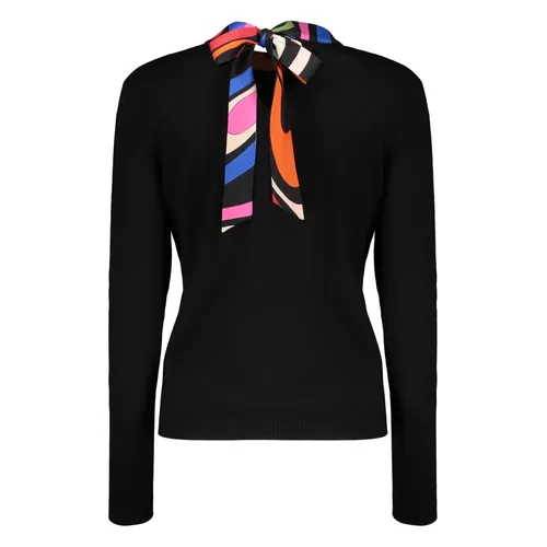 Marmo Silk Collar Wool Jumper - Pucci - Modalova