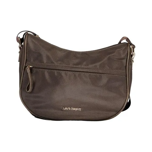 Polyester Handbag with Multiple Compartments - Laura Biagiotti - Modalova