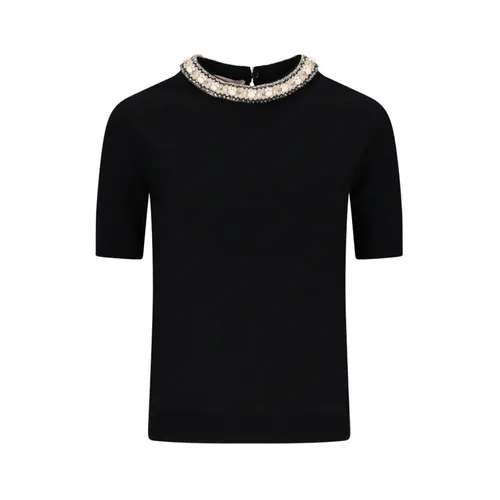 Embroidered Wool Sweater - Valentino Garavani - Modalova