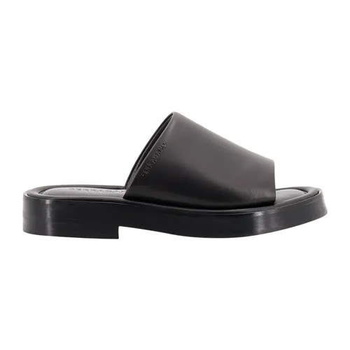 Black Sandals with Round Toe - Ferragamo - Modalova