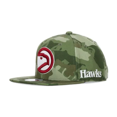 NBA Tonal Camo Stretch Fitted Cap - Mitchell & Ness - Modalova