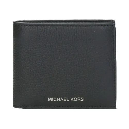Portafoglio Libro in Pelle Nera Grain - Michael Kors - Modalova