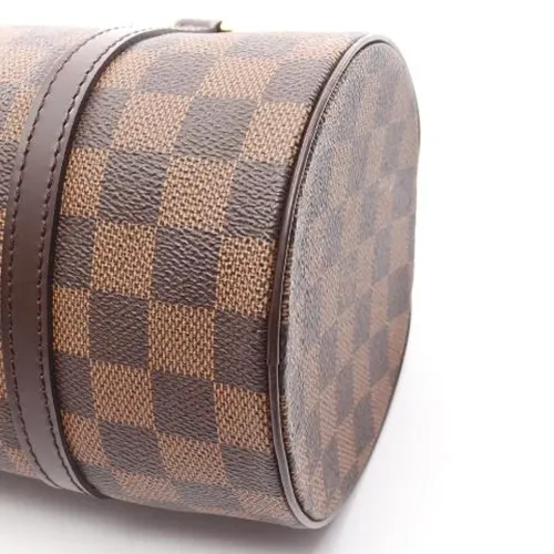 Pre-owned Papillon 26 Damier Ebene Handbag - Louis Vuitton Vintage - Modalova