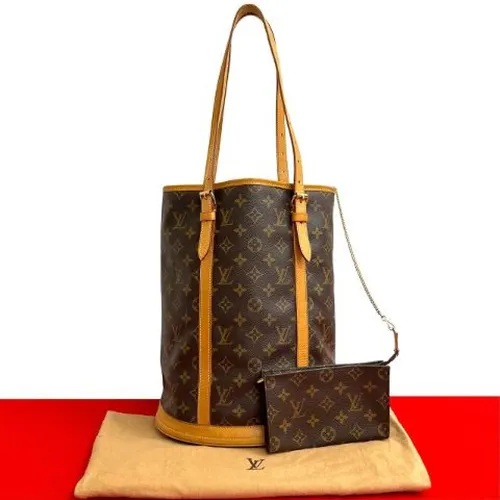 Pre-owned Leather Bucket Bag - Louis Vuitton Vintage - Modalova