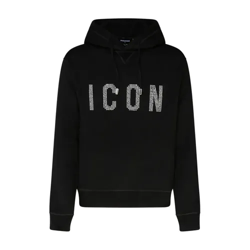 Icon Studded Hoodie - Dsquared2 - Modalova
