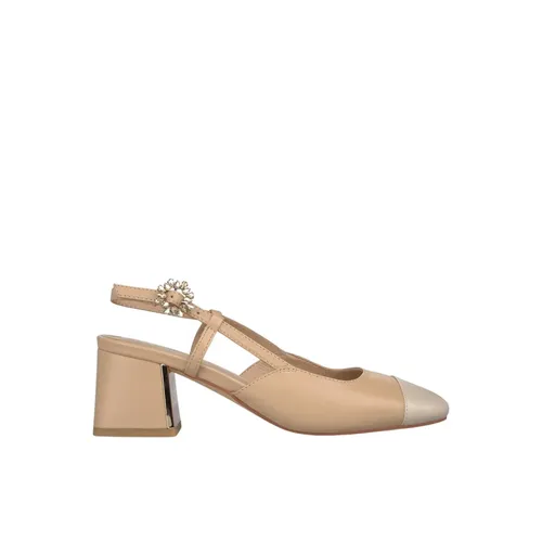 Slingback Shoe With Contrasting Toe Heel - Alma EN Pena - Modalova