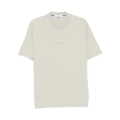Island Print T-Shirt - Stone Island - Modalova