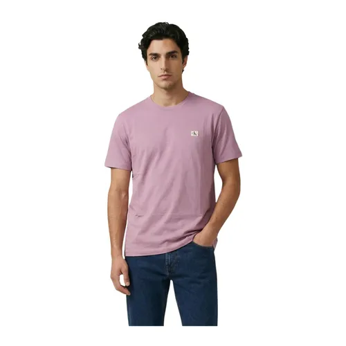 T-shirt a maniche corte girocollo in cotone - Calvin Klein Jeans - Modalova