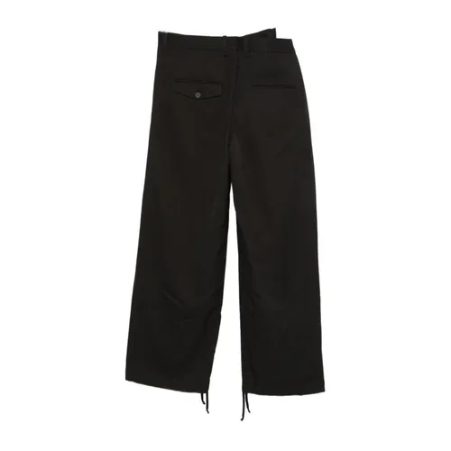 Layered Black Trousers - Mihara Yasuhiro - Modalova