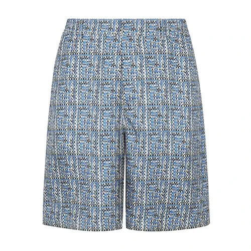 Printed Silk Shorts - Fendi - Modalova