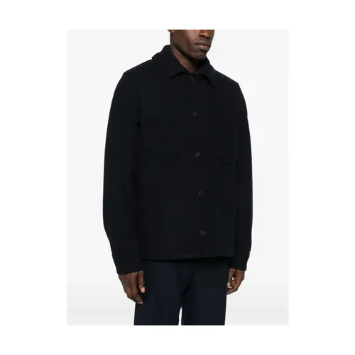 Wool Blend Front-Button Jacket - Samsøe Samsøe - Modalova