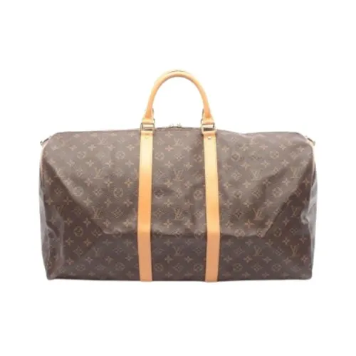 Pre-owned Keepall Bandoulière 55 Boston Bag - Louis Vuitton Vintage - Modalova