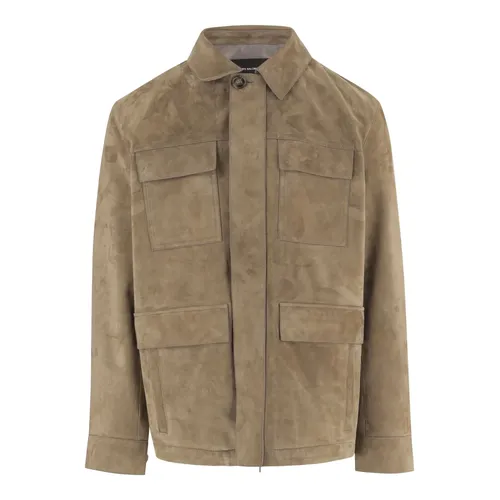 Suede Jacket - Yves Salomon - Modalova