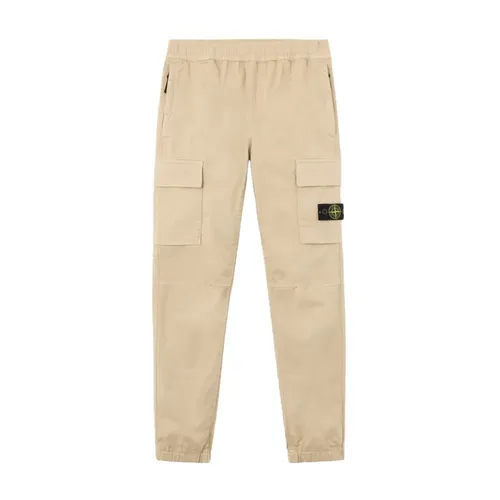 Cotton Cargo Trousers - Stone Island - Modalova
