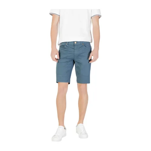 Plain Cotton-Blend Shorts - Jeckerson - Modalova