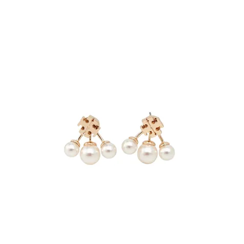 Kira Pearl Front-Back Earrings - Tory Burch - Modalova