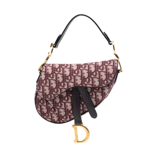 Bolso Saddle Estampado Pre-owned - Dior Vintage - Modalova