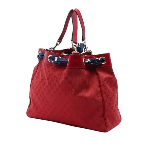 Pre-owned Canvas Tote - Gucci Vintage - Modalova