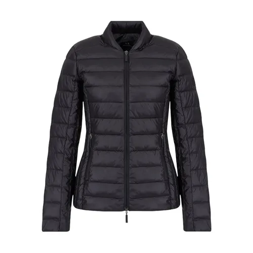 Quilted Technical Fabric Coat - Armani Exchange - Modalova