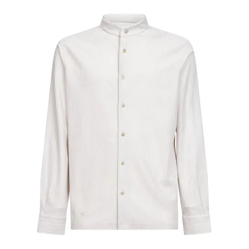 Mandarin Collar Casual Shirt - Brunello Cucinelli - Modalova