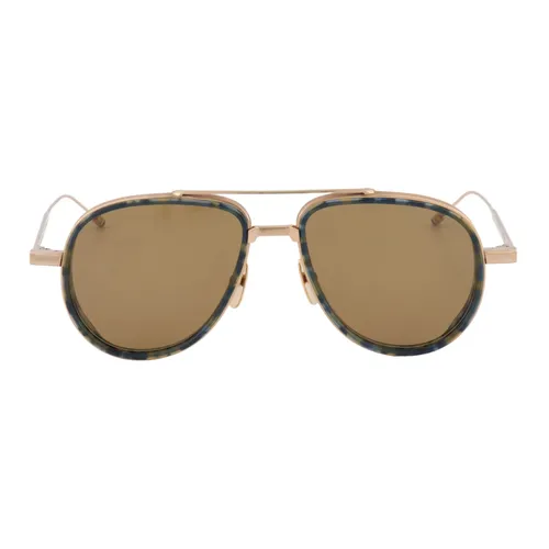 Oversized Aviator Sunglasses - Thom Browne - Modalova