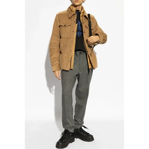 Lech Corduroy Down Jacket - Moncler - Modalova