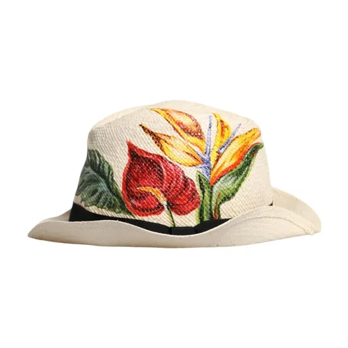 Floral Print Fedora Hat - Dolce & Gabbana - Modalova