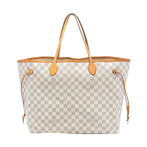Pre-owned Checkered Pattern Tote Bag - Louis Vuitton Vintage - Modalova