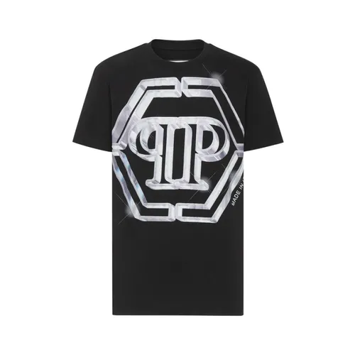 Cotton T-shirt with Iconic Logo - Philipp Plein - Modalova