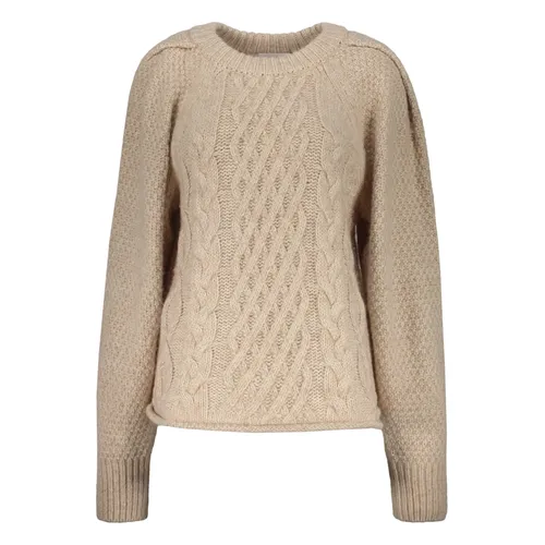 Cozy Cable-Knit Crew-Neck Sweater - LOW Classic - Modalova