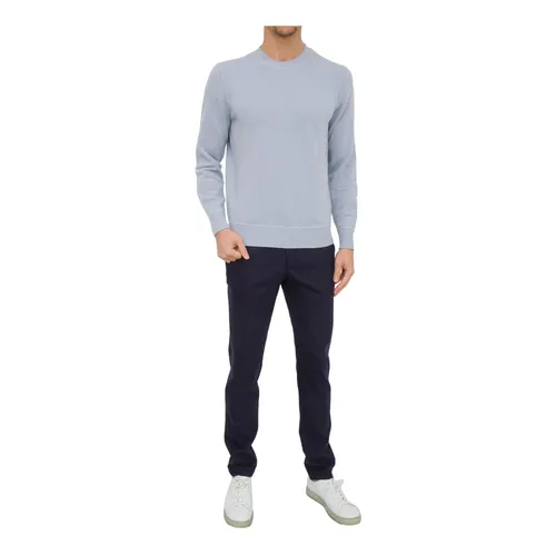 Blue Round Neck Sweater - Eleventy - Modalova