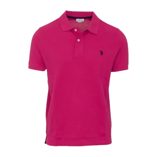 Polo de Algodón Morado - U.s. Polo Assn. - Modalova