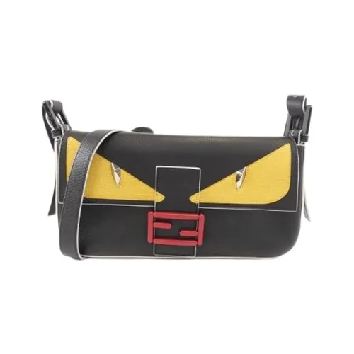 Pre-owned Leather Shoulder Bag - Fendi Vintage - Modalova