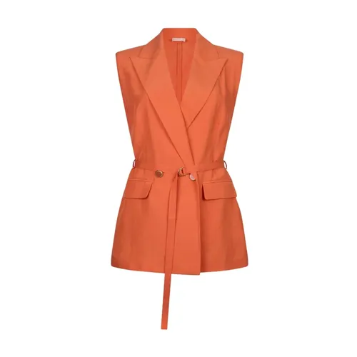 Orange Knit Jacket - Liu Jo - Modalova