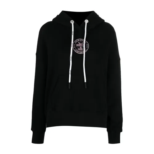 College Logo-Print Hoodie - Palm Angels - Modalova