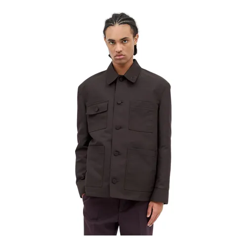 Logo Print Cotton Jacket - Gucci - Modalova