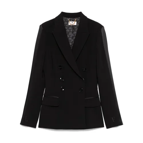 Blazer Negro - Elisabetta Franchi - Modalova