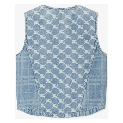 Wendy Pale Blue Short Jacket - Burberry - Modalova