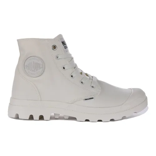 White Canvas Military Style Boots - Palladium - Modalova